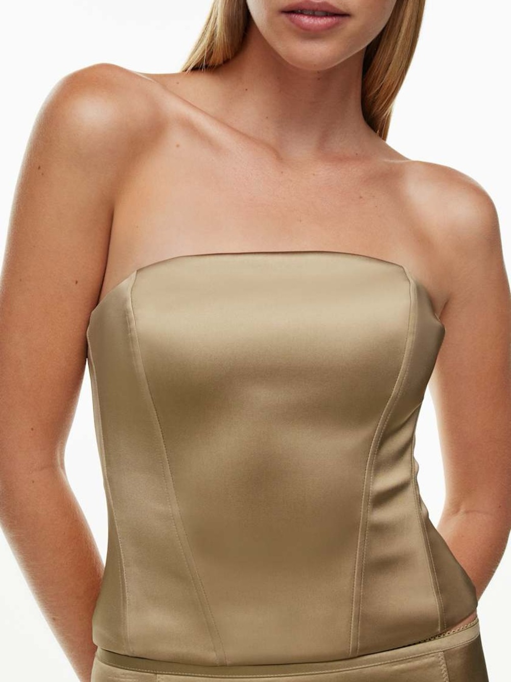 Aritzia Ten Castle Satin Bustier